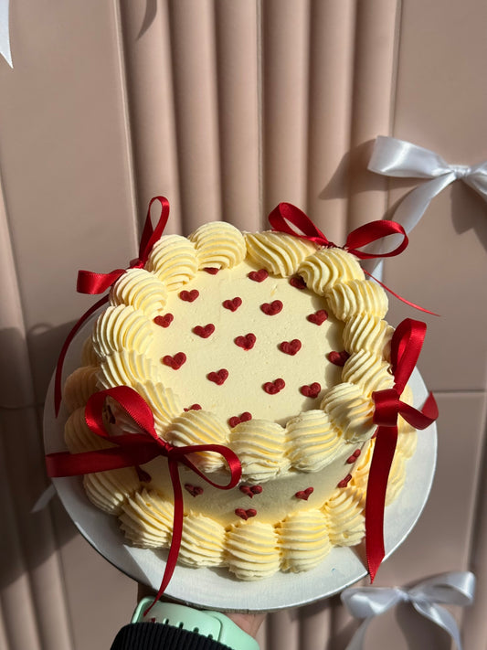 Mini Cake met hartjes