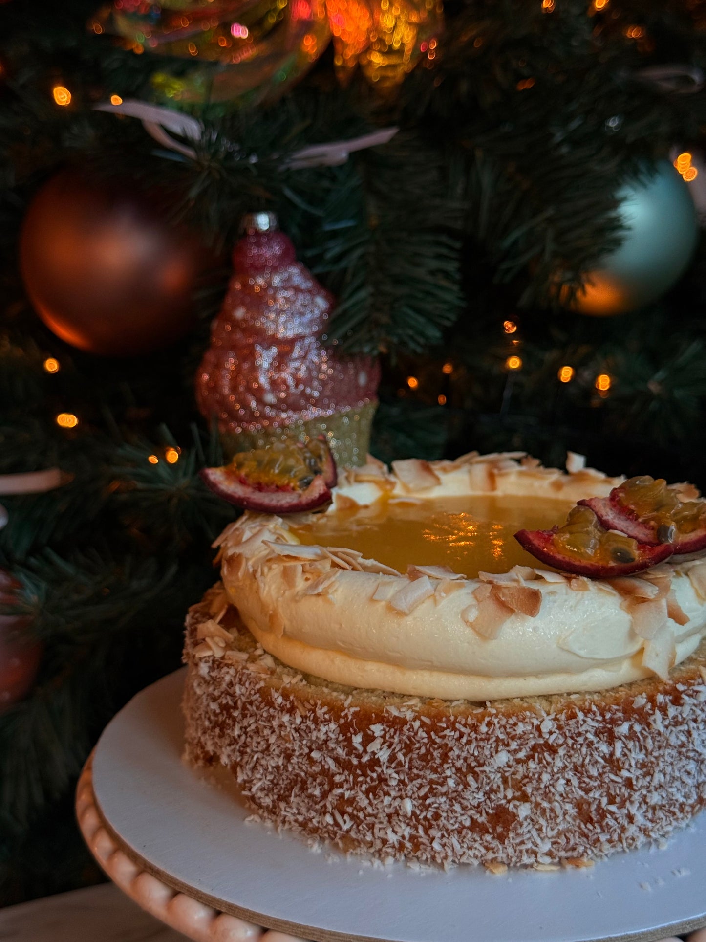 Kokos Passievrucht Cake