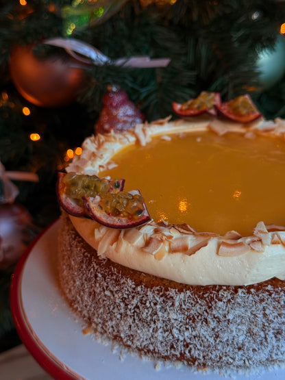 Kokos Passievrucht Cake