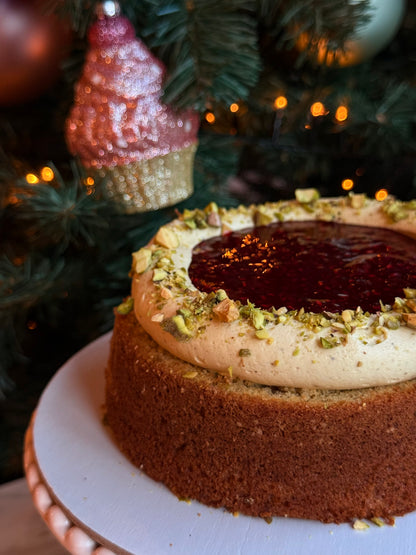 Pistache Framboos Cake